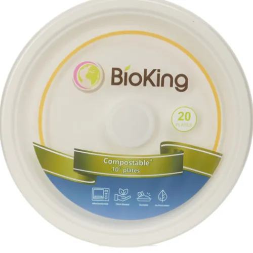 Bio King Biodegradable Round Plate, 10 In.^Lidl