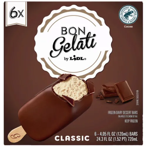Bon Gelati Frozen Dairy Dessert Bars, Classic^Lidl Online