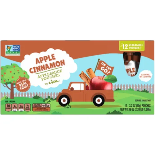 Cinnamon Applesauce, Family Size^Lidl Clearance