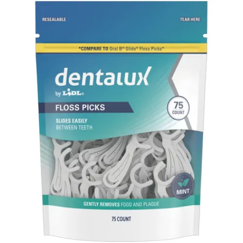 Dentalux Dental Floss Picks, Mint^Lidl Online
