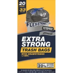 Extra Strong Trash Bags With Drawstrings, Unscented^Lidl Sale