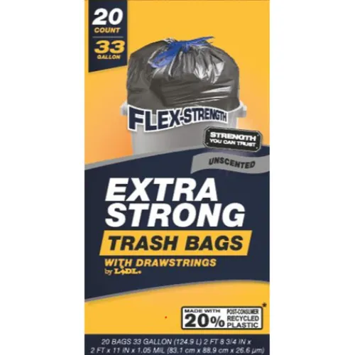 Extra Strong Trash Bags With Drawstrings, Unscented^Lidl Sale