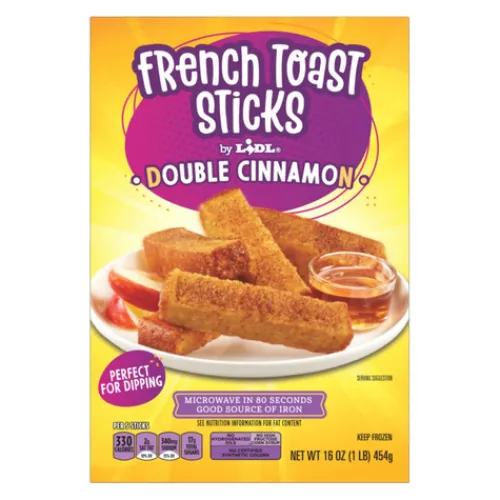 Frozen French Toast Sticks, Double Cinnamon^Lidl Clearance