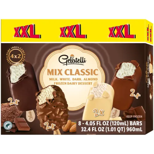 Gelatelli Frozen Mix Classic Dairy Dessert Bars, Family Size^Lidl