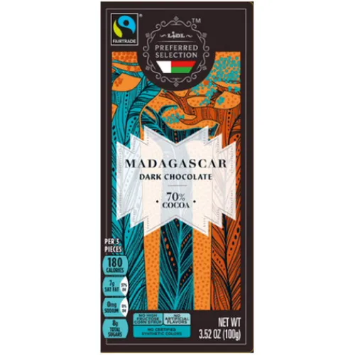 Preferred Selection Dark Chocolate, Madagascar 70% Cocoa^Lidl Clearance