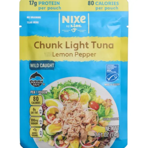 Nixe Chunk Light Tuna Pouch, Lemon Pepper^Lidl Best