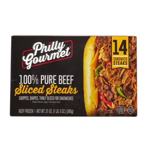 Philly Gourmet® Frozen 100% Pure Beef Sliced Steaks^Lidl