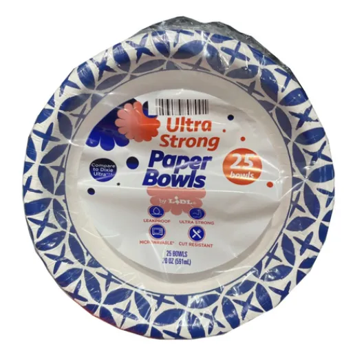 Ultra Strong Paper Bowls^Lidl New